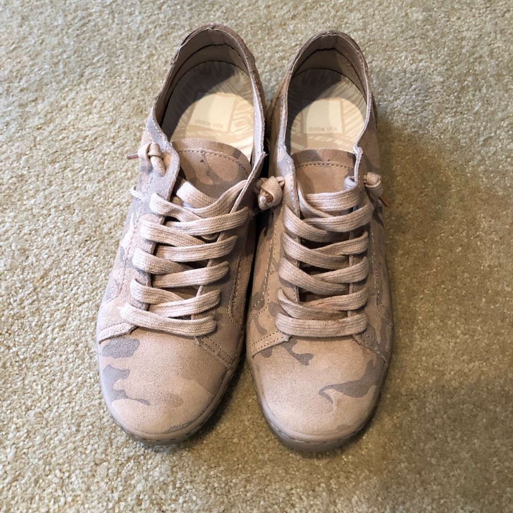 Dolce Vita pink Camo sneakers